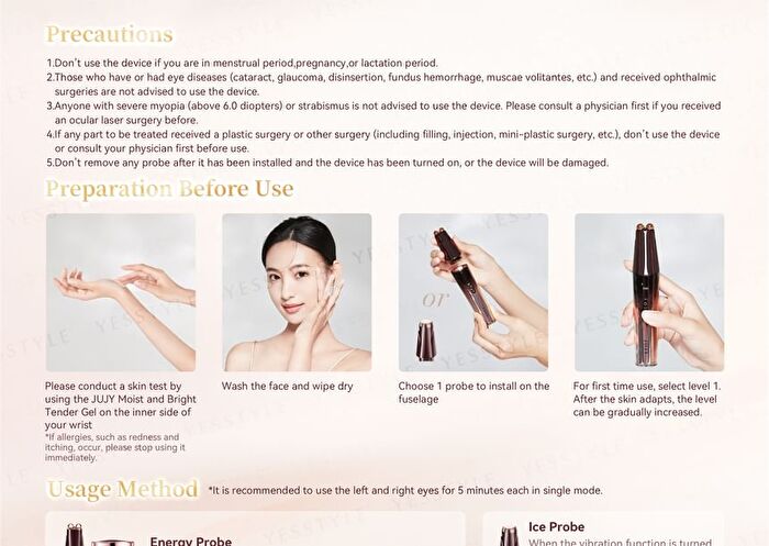 Dual-Probe Full Effect Periocular Anti-Aging RF Eye Massager Pro 4.0 - 1 set