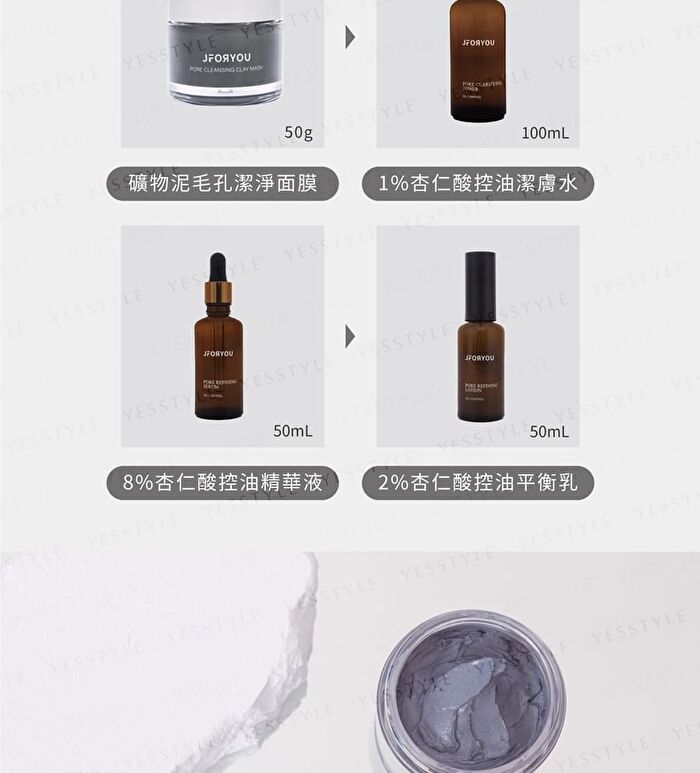 Jforyou Pore Cleansing Clay Mask - 50g