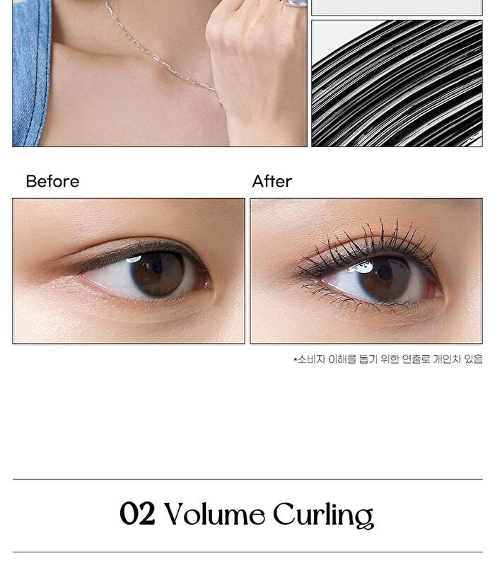 peripera Ink All Black Cara - 2 Types - #02 Volume Curling