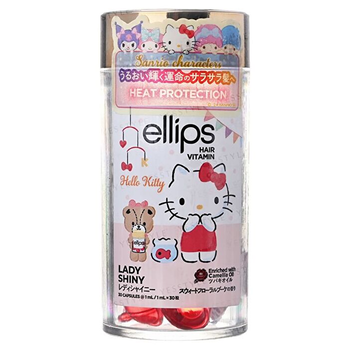 ellips Sanrio Hello Kitty Moroccan Lady Shiny Hair Oil - 30 pcs