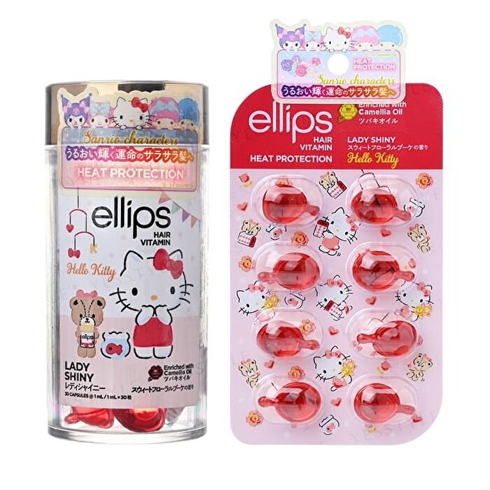 ellips Sanrio Hello Kitty Moroccan Lady Shiny Hair Oil - 30 pcs