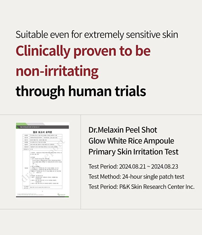 Peel Shot Exfoliant White Rice Ampoule - 80ml