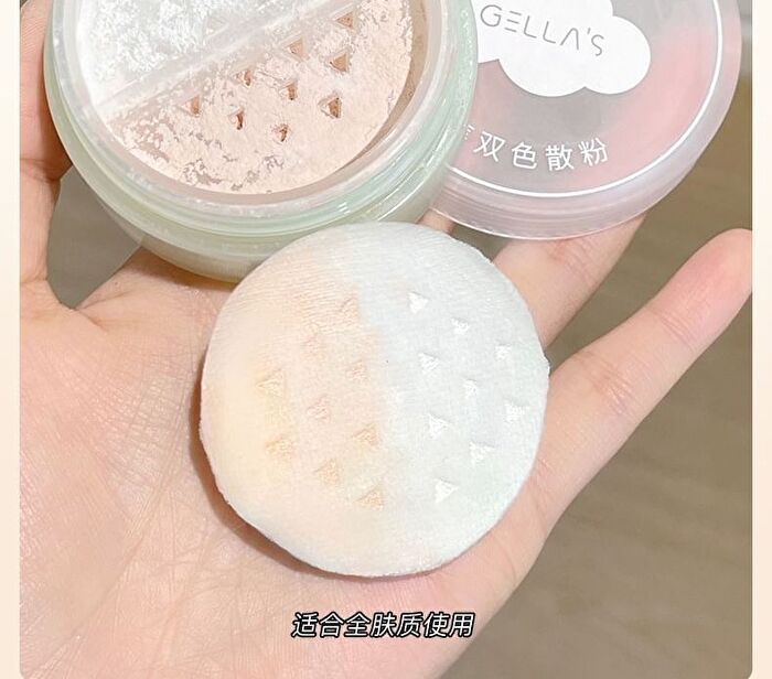 Gella\'s 2 Colors Loose Powder - 3 Colors - #02 - 6g