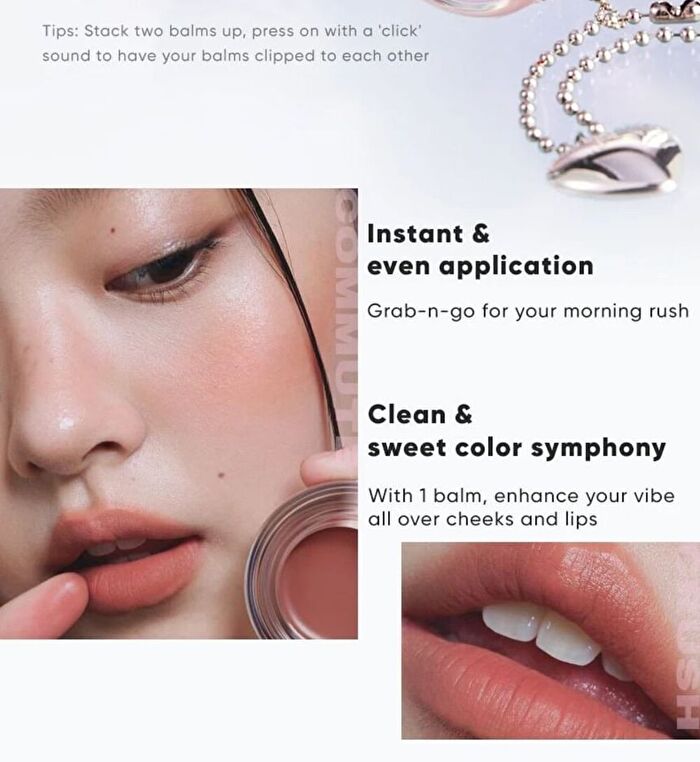 Watery Multiuse Color Balm - 6 Colors - #W02 Cake - 6g