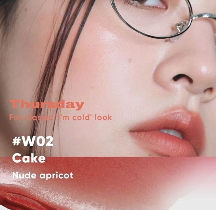Watery Multiuse Color Balm - 6 Colors - #W02 Cake - 6g