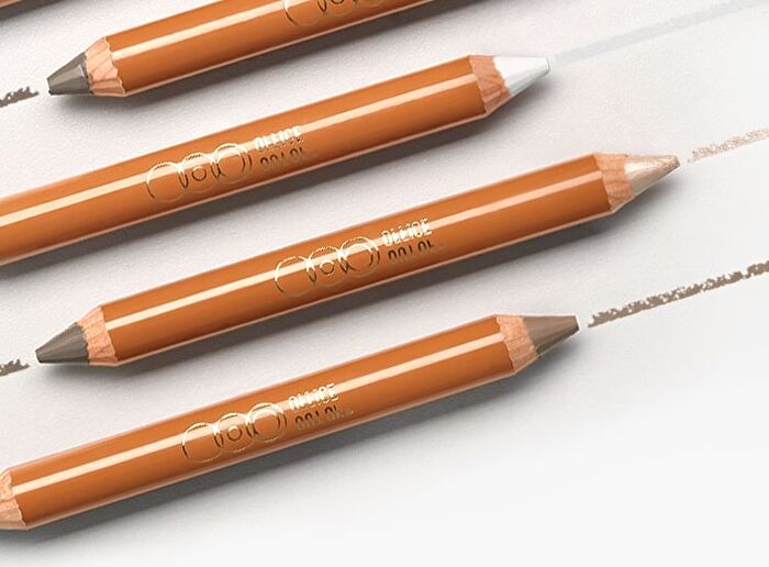 Out-of-office Contour & Highlight Duo Pencil - 5 Shades - Y02# Matte White + Cement Gray - 5g