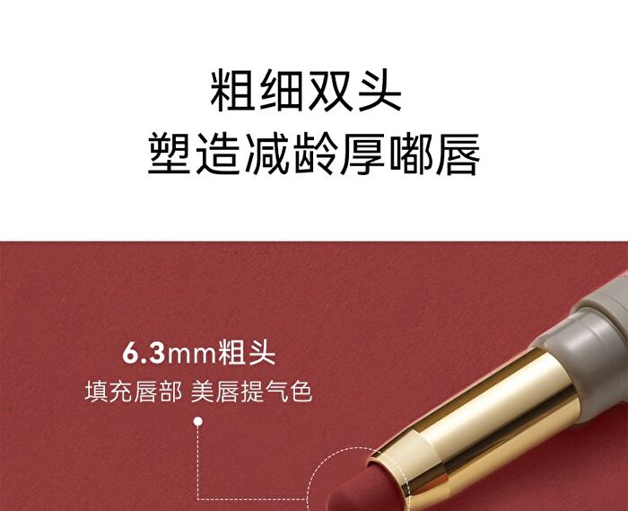 Out-of-office Dual-Ended Sculpting Lip Liner - 6 Colors - LP702# Smoky Rose Pink (1g & 300mg)