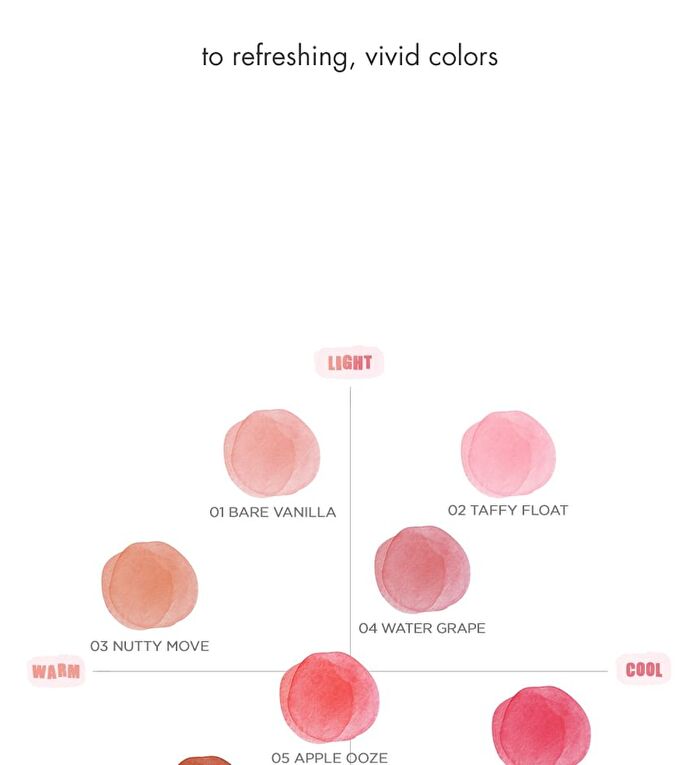 romand Bare Water Tint - 8 Colors - #01 Bare Vanilla