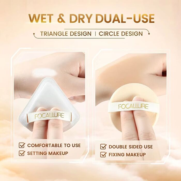 Focallure Pointed Cushion Puff - #TL01 - 1pc