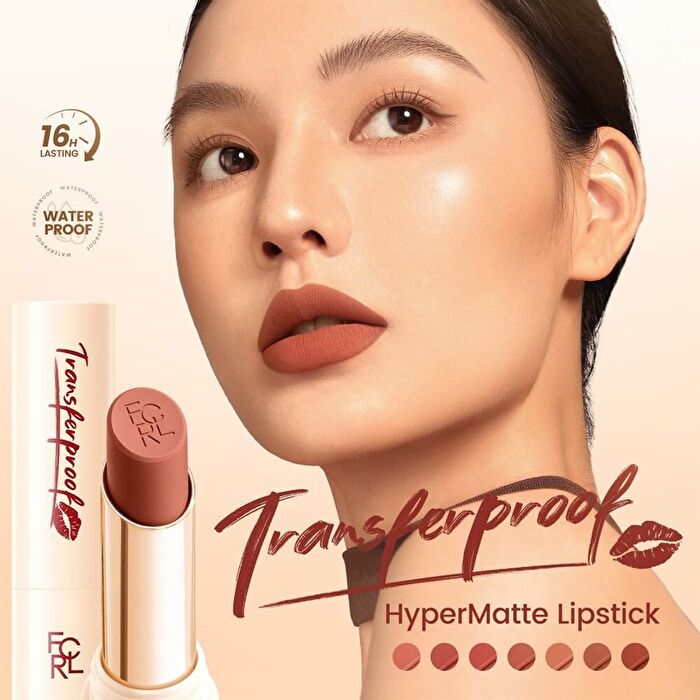 Focallure Transferproof Matte Lipstick - 3 Colors - #PK02 Figgy Pink - 3.5g