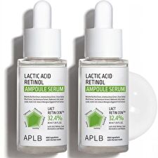 Aplb Lactic Acid Retinol Ampoule Serum Set - 40ml x 2 pcs