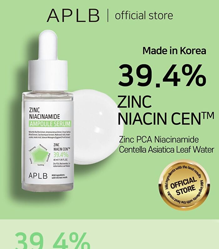 Aplb Zinc Niacinamide Ampoule Serum Set - 40ml x 2 pcs