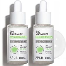 Aplb Zinc Niacinamide Ampoule Serum Set - 40ml x 2 pcs