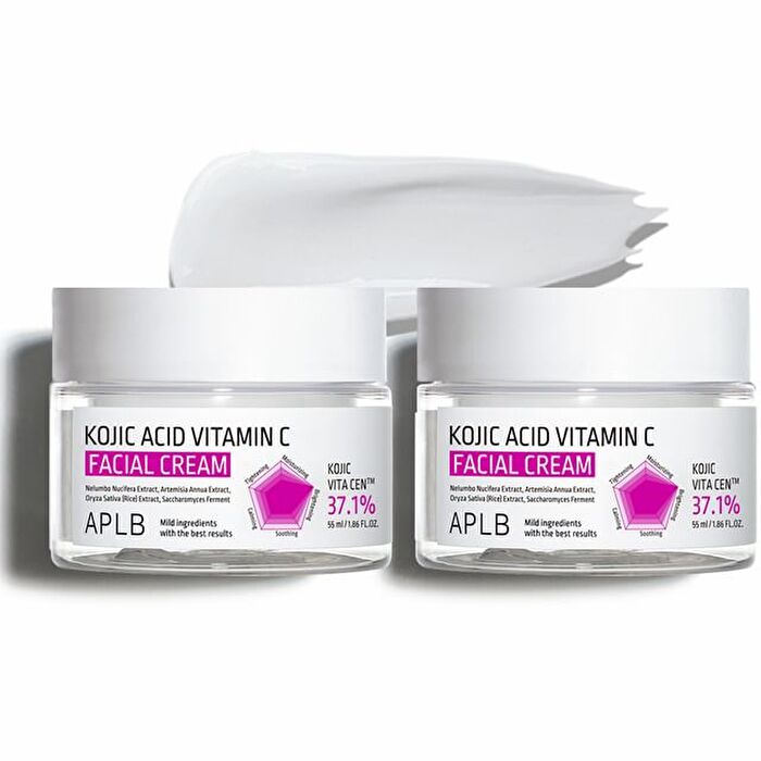Aplb Kojic Acid Vitamin C Facial Cream Set - 55ml x 2 pcs