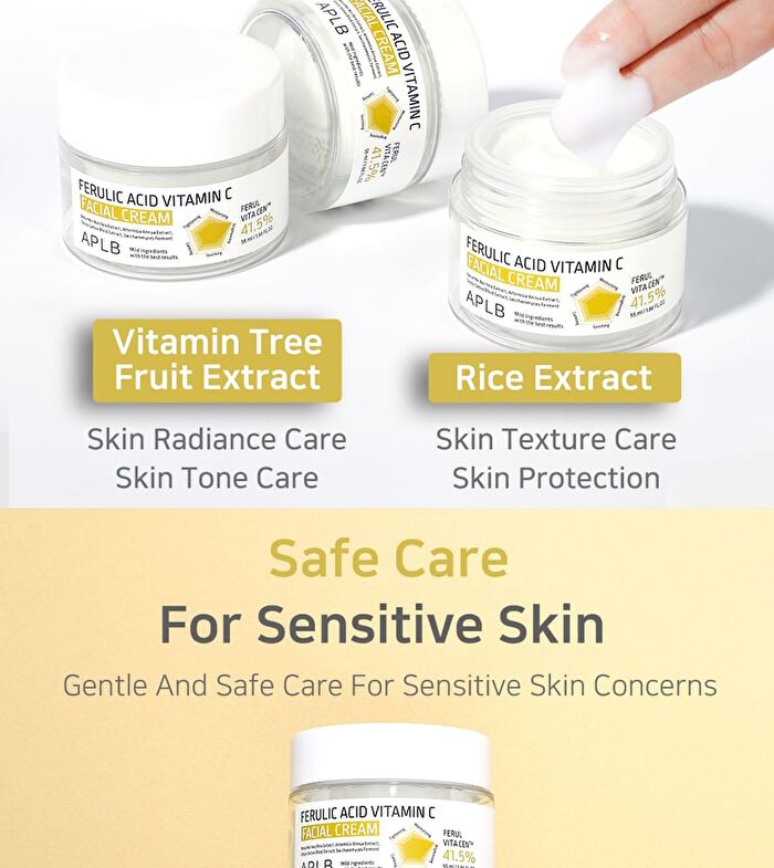 Aplb Ferulic Acid Vitamin C Facial Cream Set - 55ml x 2 pcs