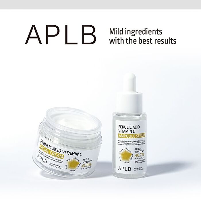 Aplb Ferulic Acid Vitamin C Facial Cream Set - 55ml x 2 pcs
