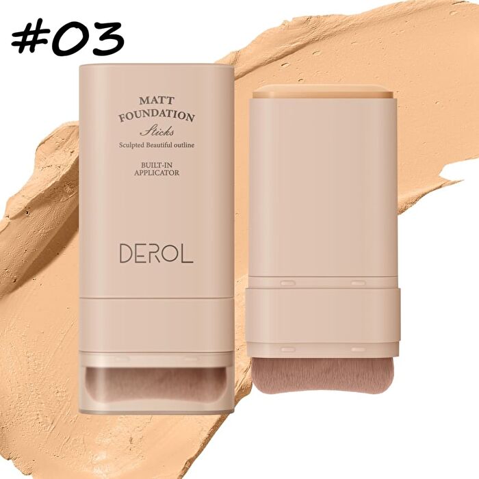 Matte Foundation Stick - #01-#03 - #01 - 20g