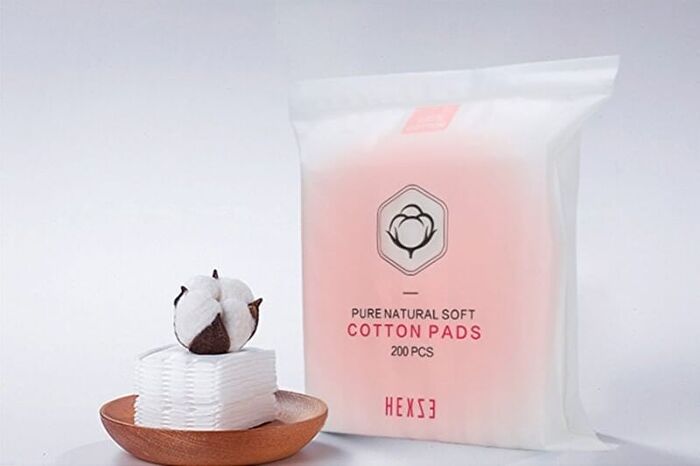 Hexze Pure Natural Soft Cotton Pads 200pcs - #200pcs