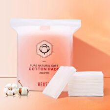 Hexze Pure Natural Soft Cotton Pads 200pcs - #200pcs