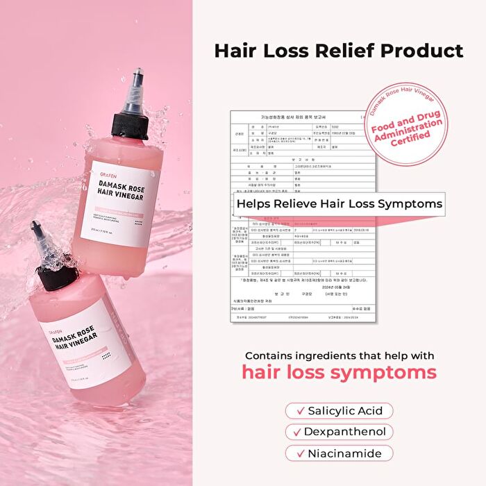 Grafen Damask Rose Hair Vinegar - 210ml