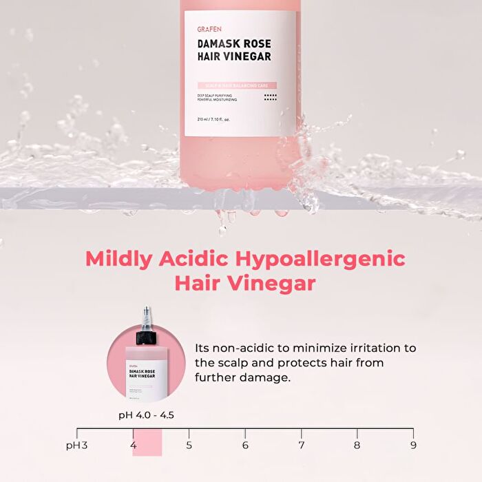 Grafen Damask Rose Hair Vinegar - 210ml