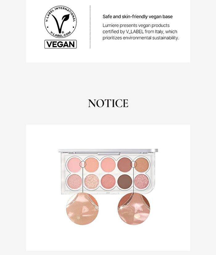LUMMIR Light On My Eyes Shadow Palette - 2 Types - #01 Spring Morning