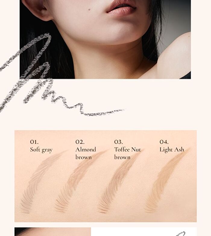 LUMMIR Fillin Shape Brow Pencil - 4 Colors - #04 Light Ash