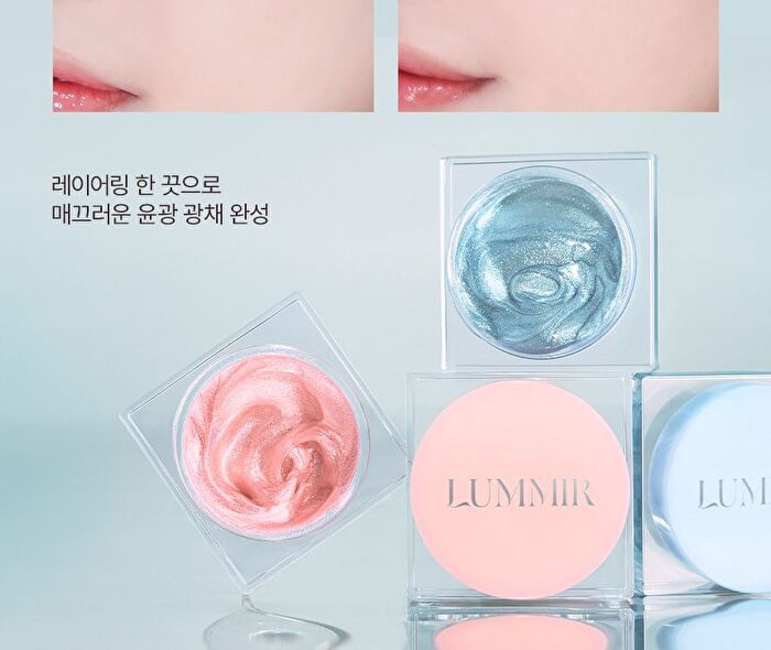 LUMMIR Flash Pot Highlighter - 2 Color - #01 Rose Shell Veil