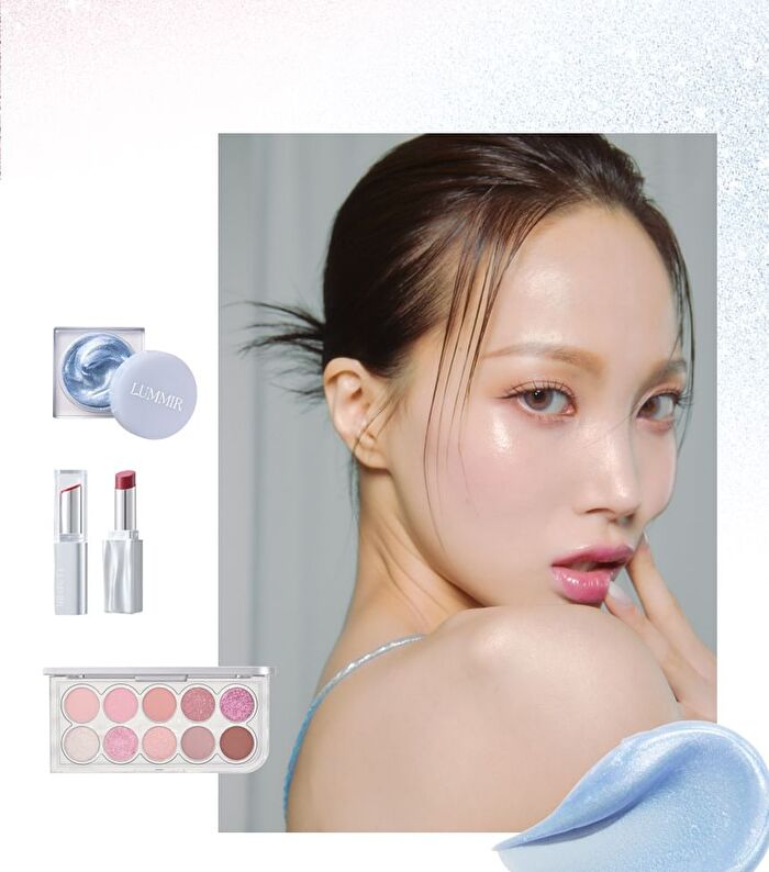 LUMMIR Flash Pot Highlighter - 2 Color - #01 Rose Shell Veil