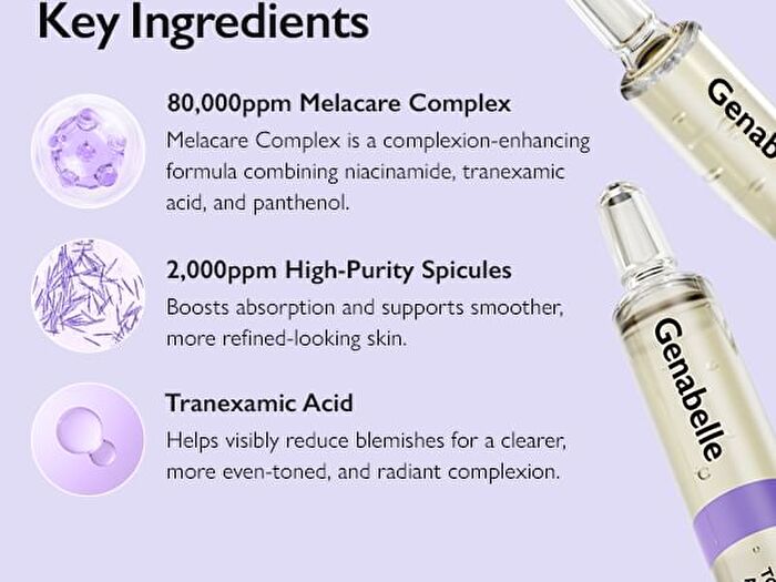 Melacare Spicule Toning Shot Ampoule Set - 3 pcs