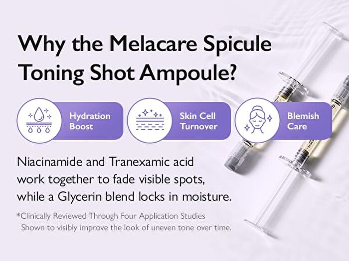 Melacare Spicule Toning Shot Ampoule Set - 3 pcs
