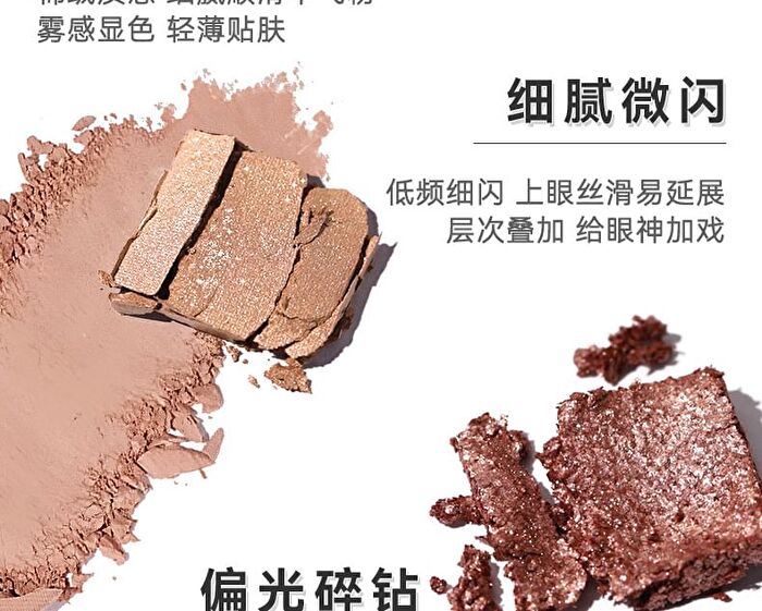 Blooming 27 Color Eyeshadow Comprehensive Palette - 2 Types - 02# Snowy Pear Blossom - 30g