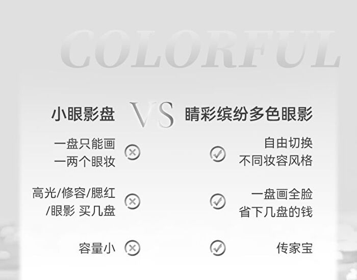 Blooming 27 Color Eyeshadow Comprehensive Palette - 2 Types - 02# Snowy Pear Blossom - 30g