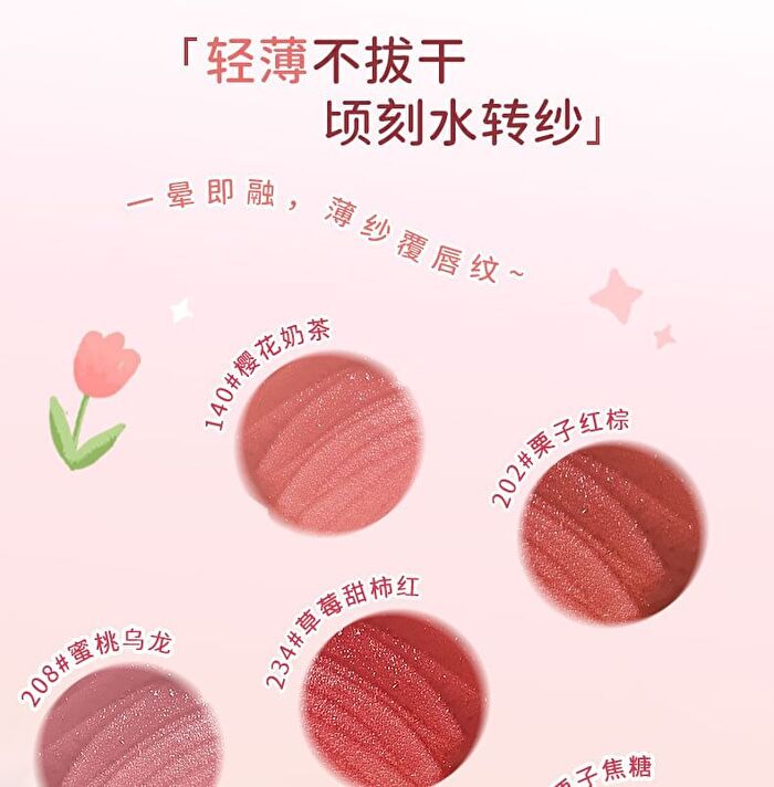 Soft Color And Misty Lip Gloss - 6 Colors - 614# Narcissistic Orange - 2.8g