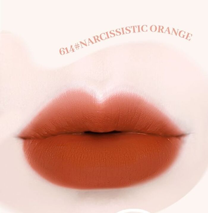 Soft Color And Misty Lip Gloss - 6 Colors - 614# Narcissistic Orange - 2.8g