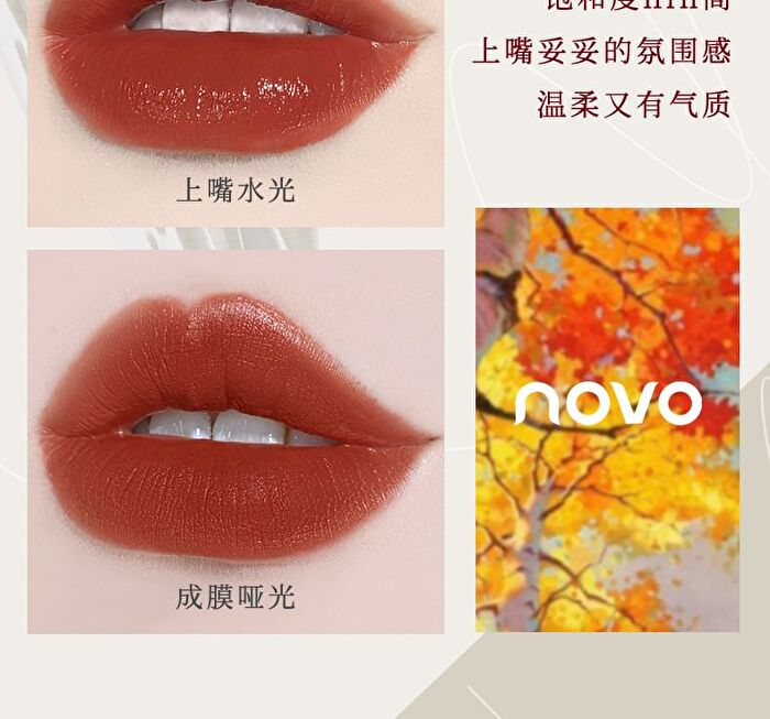 Light Feather Soft Mist Lip Gloss - 6 Colors - 02# Rotten Tomatoes - 3.5g