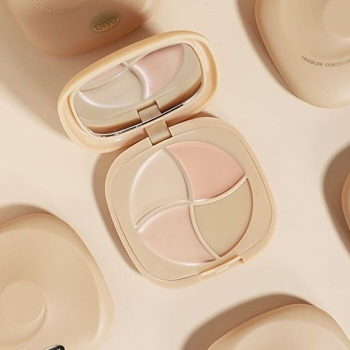 Creamy Flawless Tricolor Concealer Plate - 2 Types - 101# Natural (3g x 3)