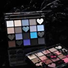 Y2K Mix And Match 20-Color Eyeshadow Palette - 2 Types - 102# Coconut Blue Black - 27.5g