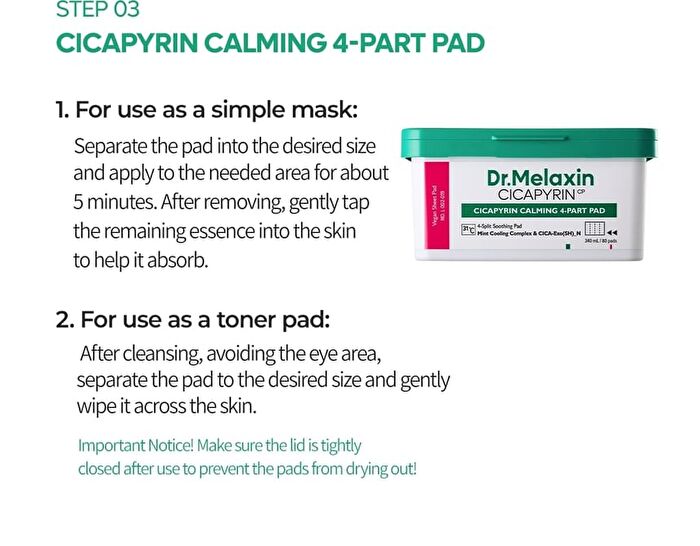 Cicapyrin Calming Ampoule - 30ml