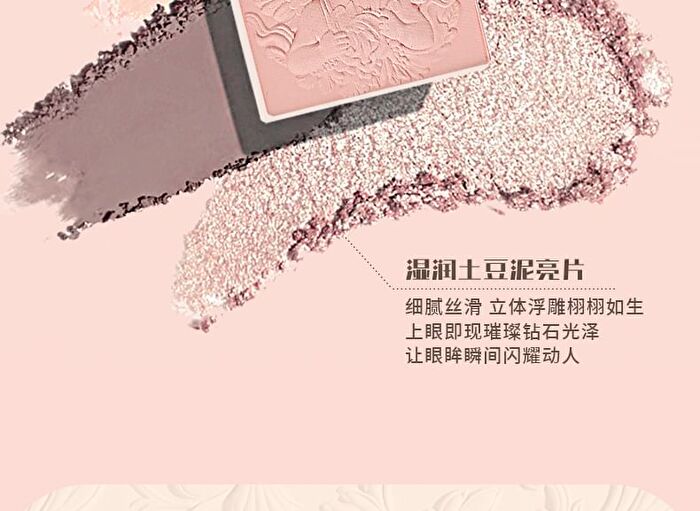Cheerflor Brilliant Secret Series 10-Color Frame Eyeshadow Palette - 3 Types - CFR960 Sunset Intoxication - 10g