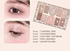 Cheerflor Brilliant Secret Series 10-Color Frame Eyeshadow Palette - 3 Types - CFR962 Spring Peach - 10g