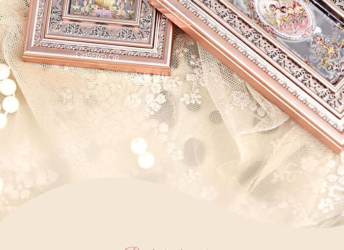 Cheerflor Brilliant Secret Series 10-Color Frame Eyeshadow Palette - 3 Types - CFR962 Spring Peach - 10g
