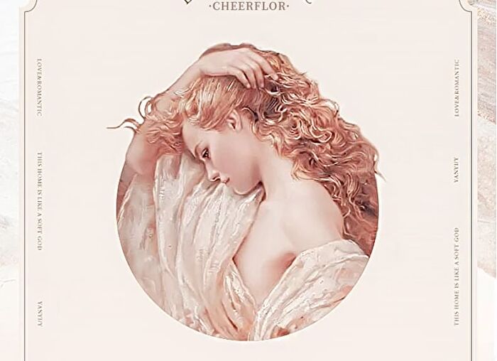 Cheerflor Brilliant Secret Series 10-Color Frame Eyeshadow Palette - 3 Types - CFR962 Spring Peach - 10g