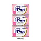 White Body Soap - Rose - 130g × 3