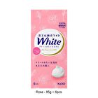 White Body Soap - Rose - 130g × 3
