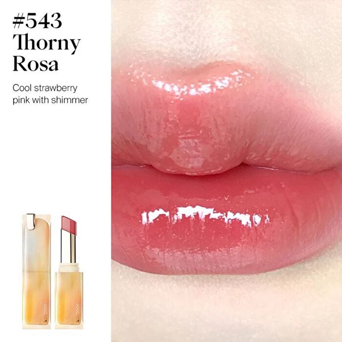New Jelly Mirror Lipstick - 2 Colors - #542 Frozen Rose - 3.5g