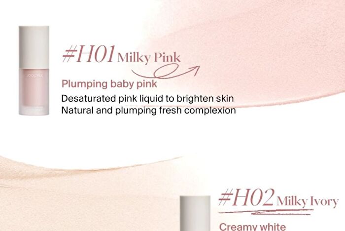 Multi-Purpose Cheek Cream - 3 Colors - #H02 Milky Ivory - 4g