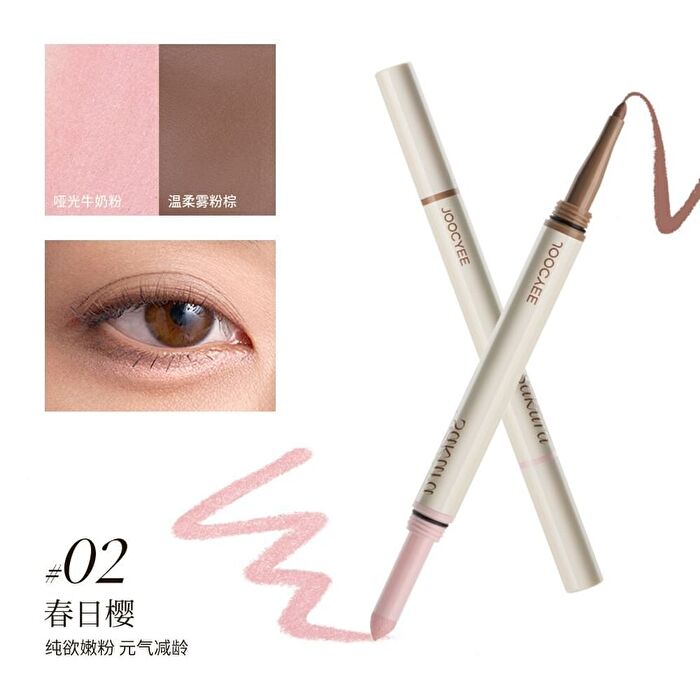 2 in 1 Aegyo Sal Pen - 2 Colors - #01 Crushed Champagne - 400mg + 360mg