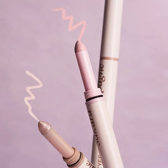 2 in 1 Aegyo Sal Pen - 2 Colors - #01 Crushed Champagne - 400mg + 360mg