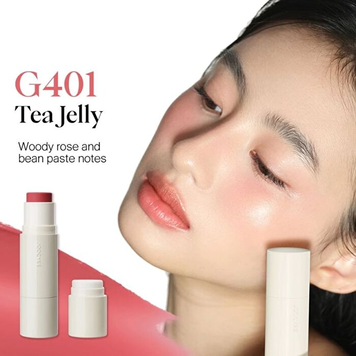 Joocyee Glazed Multi-Purpose Stick - 3 Colors - #G401 Tea Jelly - 5.2g